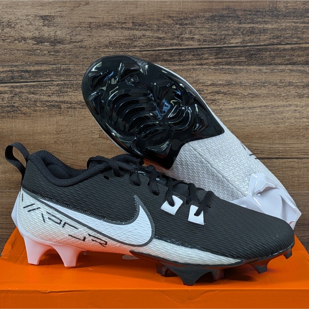 Nike Vapor Edge Speed 360 2 Men's 9.5 Black White Football Cleats DA5455-001